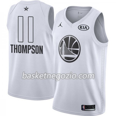 Canotte Uomo Golden State Warriors Klay Thompson 11 2018 All Star Jordan Brand Bianco Swingman